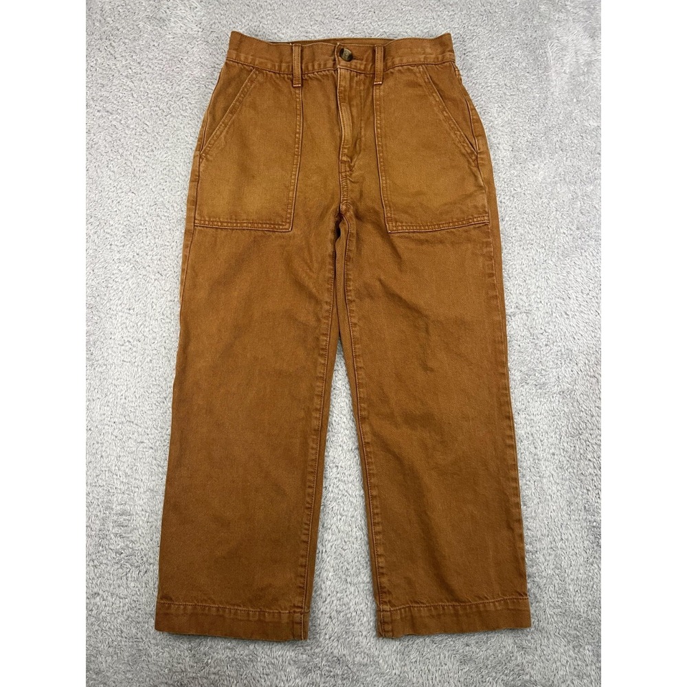 American Eagle Jeans Women's 0 (26x24) Brown Wide-Leg Crop